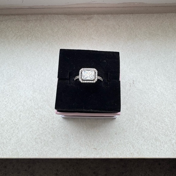 Pandora Jewelry - Pandora Rectangular Sparkling Halo Ring